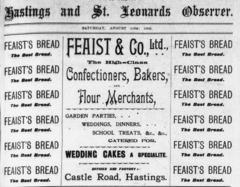 Feaist's Advertisement 1900